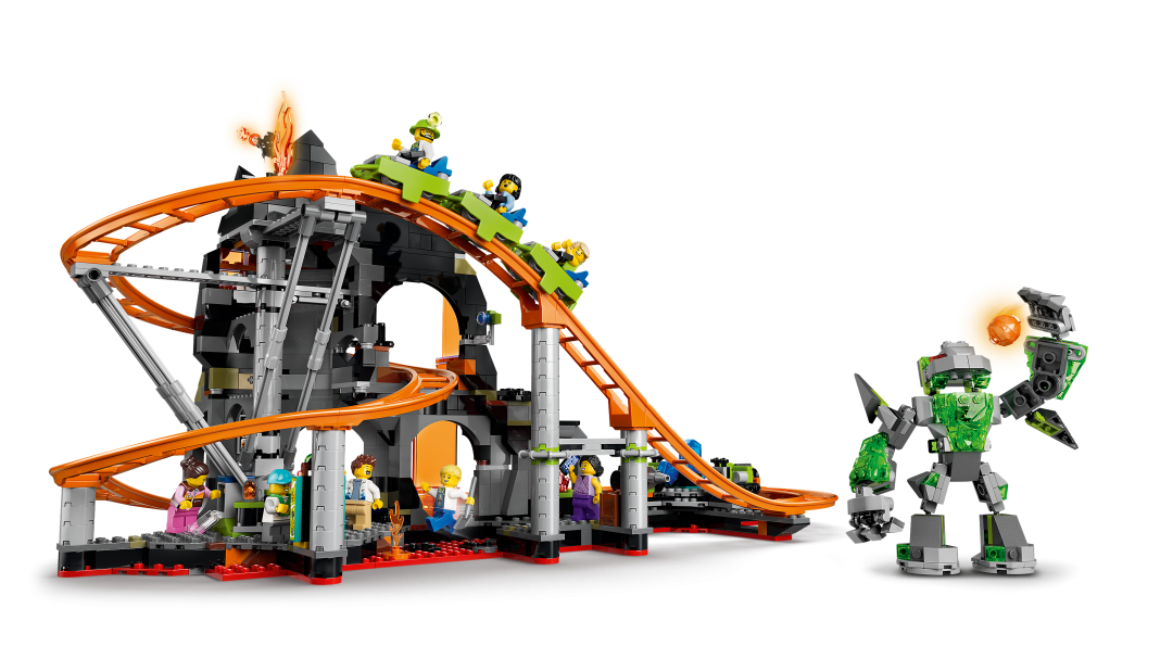 60501 | LEGO® City Lava Land Roller Coaster Park