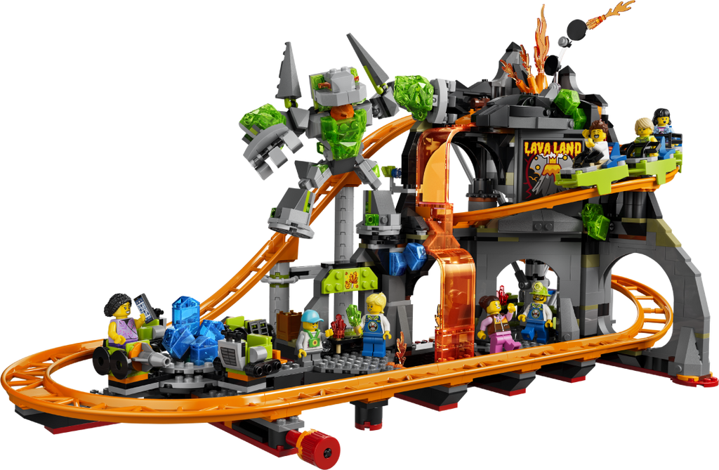60501 | LEGO® City Lava Land Roller Coaster Park
